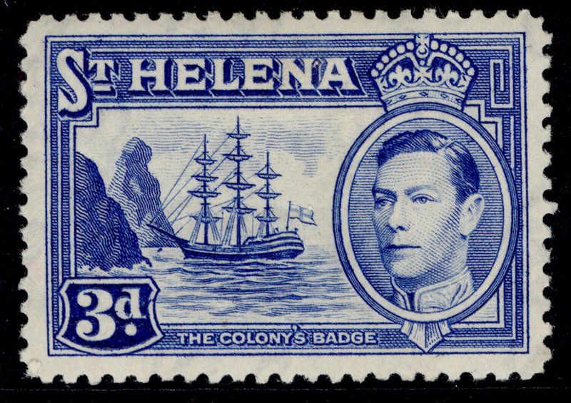 ST. HELENA GVI SG135, 3d ultramarine, M MINT. Cat £80.