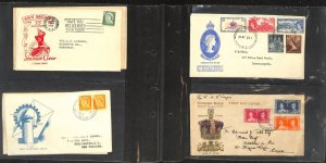 New Zealand  Niue Stamp Collection, 54 Covers in Showgard Cover Album