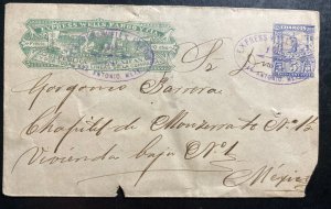 1898 San Antonio Mexico Postal Stationery Wells Fargo Express Mail Cover