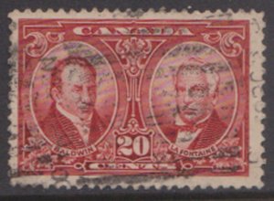 CANADA - 1927 SCOTT#148 ROBERT BALDWIN & L. H. LAFONTAINE - 1V USED