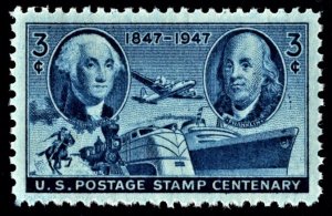 US 947 MNH VF 3 Cent U.S.Postage Stamp Centenary