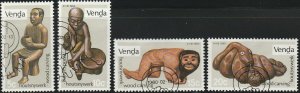 South Africa-Vendi,  #24-27 Used from 1980