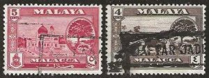 Malacca  Sc.  58-59  used.  1960.  (M637)