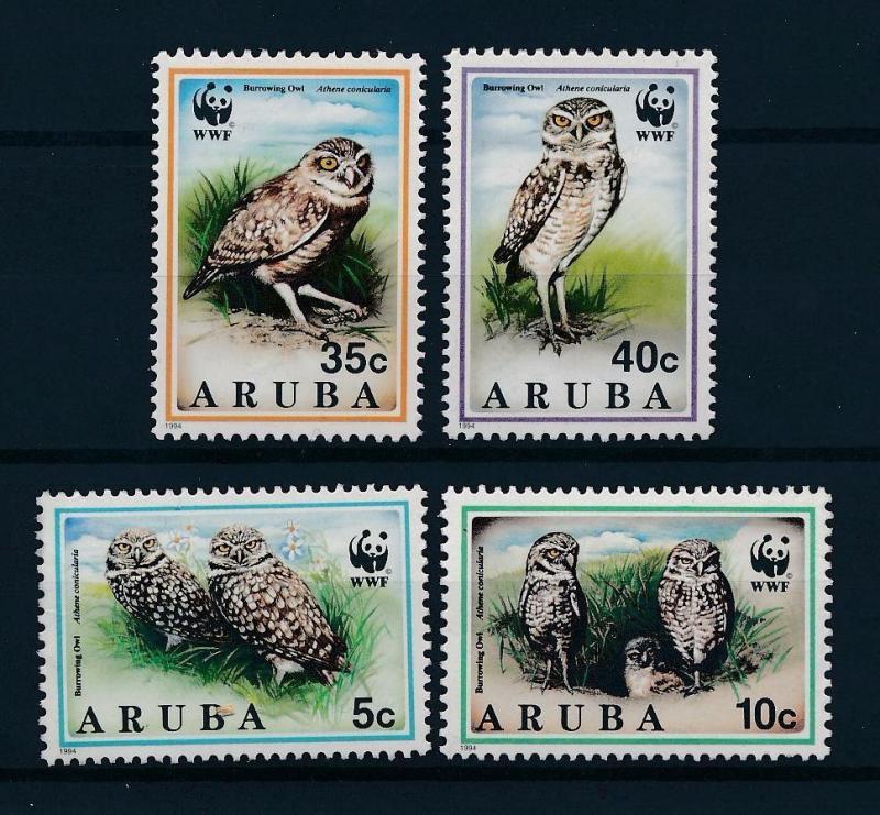 [53615] Aruba 1994 Birds Vögel Oiseaux Ucelli WWF Owls MNH