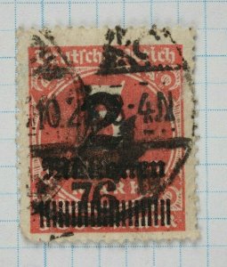 Germany sc#278 272 uknown EFO overprint op ovpt numeral 76? surcharged