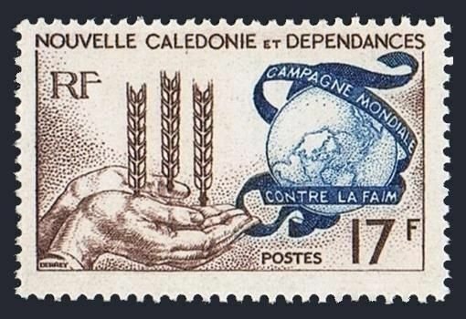 New Caledonia 323,MNH.Michel 387. FAO.Freedom from Hunger campaign,1963.