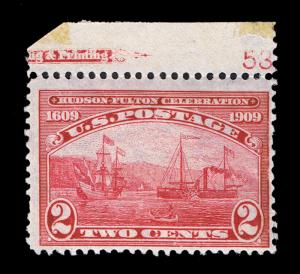 NICE GENUINE SCOTT #372 MINT OG NH 1909 BEP IMPRINT PNS - PRICED TO SELL QUICKLY