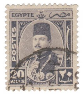 EGYPT. SCOTT # 250. YEAR 1945. USED. # 1