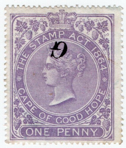 (I.B) Griqualand West Revenue : Duty Stamp 1d