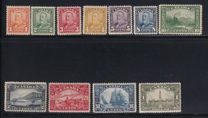 Canada Scott # 149 - 159 Set mint VF OG lightly hinged cv $ 750 ! see pic !