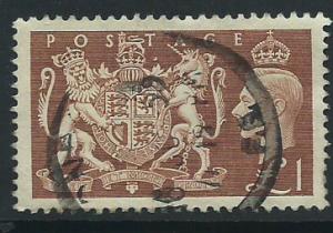 GB GV1  SG 512  Used  nicely centered