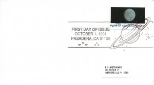 US FIRST DAY COVER SPACE EXPLORATION PLUTO NOT YET EXPLORED 1991