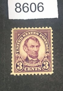 MOMEN: US STAMPS  # 555 MINT OG NH LOT #C 8606