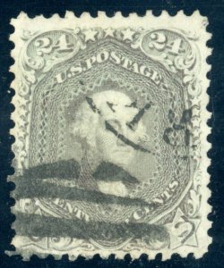 US Stamp #78a Washington 24c - PSE Cert - Used - CV $425.00 - See Description