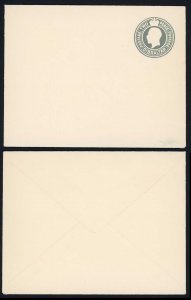 Gibraltar HG1 KGV 2d envelope on cream paper Mint