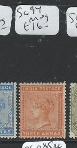 INDIA  (P3105B) QV  3A   SG 94  MOG