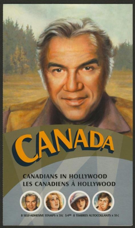 Canada 2154e Booklet BK328 MNH Lorne Greene, Canadians in Hollywood