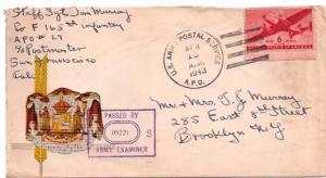 United States A.P.O.'s Soldier's Free Mail 1943 U.S. Army Postal Service, A.P...