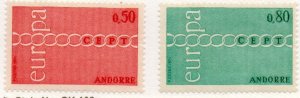 Andorra (Fr.) 210-211 Set Mint Never Hinged