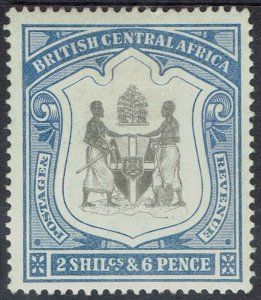 BRITISH CENTRAL AFRICA 1897 ARMS 2/6  