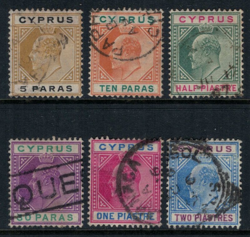 Cyprus #48-53   CV $11.35