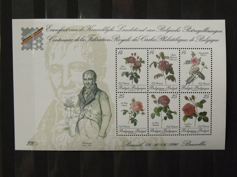 Belgium Souvenir Sheet BELGICA 90   MNH   Cat. # 1346   CV$ 36.00