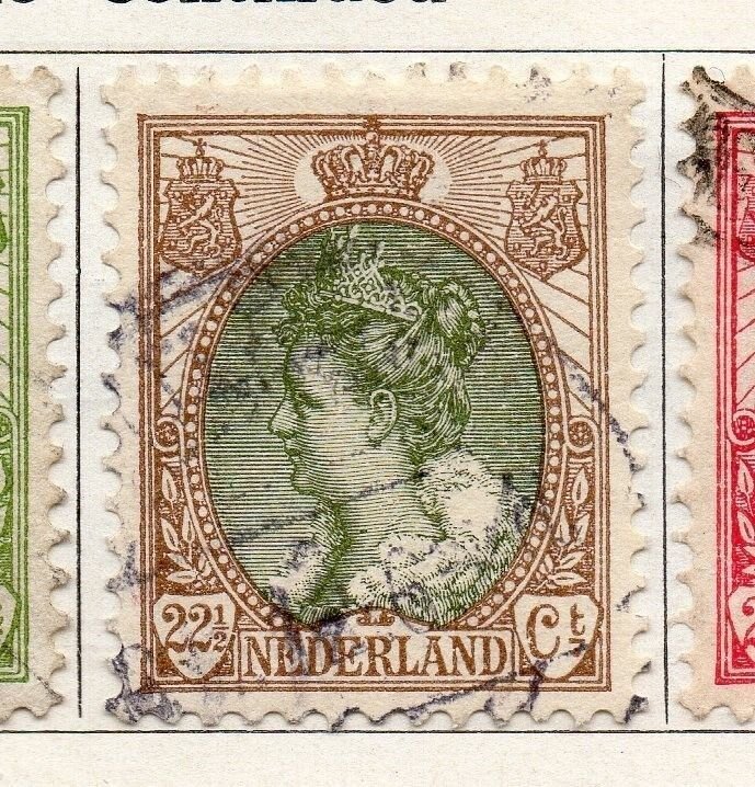 Holland 1898-1919 Early Issue Fine Used 22.5c. 098904