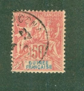 FRENCH GUINEA 14 USED (RL) 2621 CV $35.00 BIN $15.50