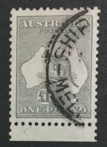 MOMEN: AUSTRALIA SG #75 USED 1924 KANGAROO XF LOT #208652-2986