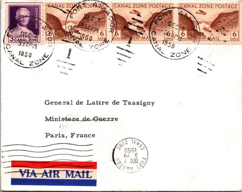Panama 1950 - Airmail - Port Amador - J7458
