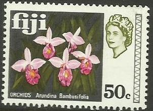 Fiji - 1969 Bamboo orchids 50c MNH  #274