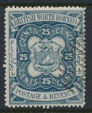 North Borneo  SG 45 Used    please see scans & details