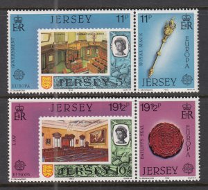 Jersey 306-309a Europa MNH VF