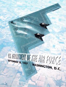 USPS FDC First Day Ceremony Program #3167 U.S. Air Force Dept Military 1997