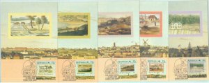 83747 - AUSTRALIA - Postal History - Set of 5 MAXIMUM CARDS 1988 Architecture