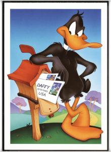 SC#UX304 20¢ Daffy Duck Postal Card 