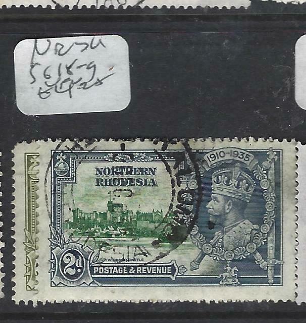 NORTHERN RHODESIA  (P2903BB) KGV SILVER JUBILEE SG  18-9      VFU