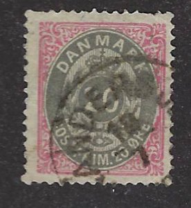 Denmark SC#31 Used VF SCV$32.50...Fill a great Spot!