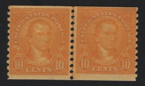 United States MINT Scott Number 603 JOINT LINE PAIR MNH F-VF   - BARNEYS