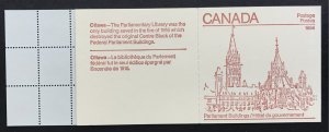 Canada 924 complete booklet MNH SCV $12.50