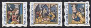 Liechtenstein # 1129-1131, Christmas, NH, 1/2 Cat.