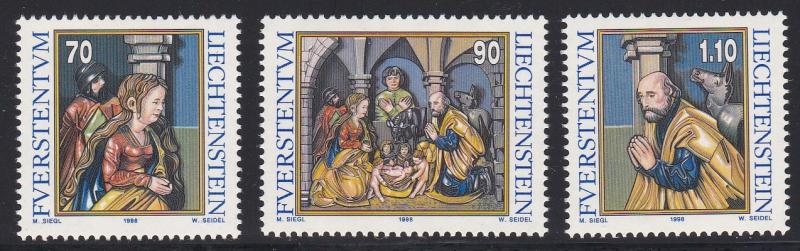 Liechtenstein # 1129-1131, Christmas, NH, 1/2 Cat.