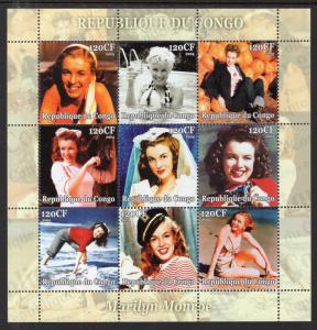 Zaire Marilyn Monroe MNH VF