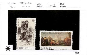 Ireland, Postage Stamp, #519-520 Mint NH, 1982 St. Patrick (AB)