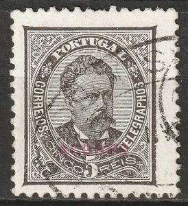 Azores 1882 Sc 58a used perf 11.5