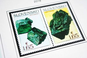 COLOR PRINTED SLOVAKIA 1939-2010 + 2011-2020 STAMP ALBUM PAGES (136 ill. pages)