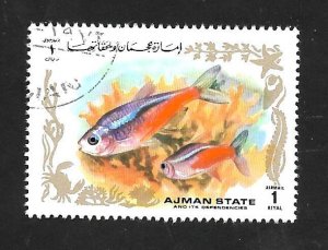 Ajman 1972 - CTO - Scott #Unlisted