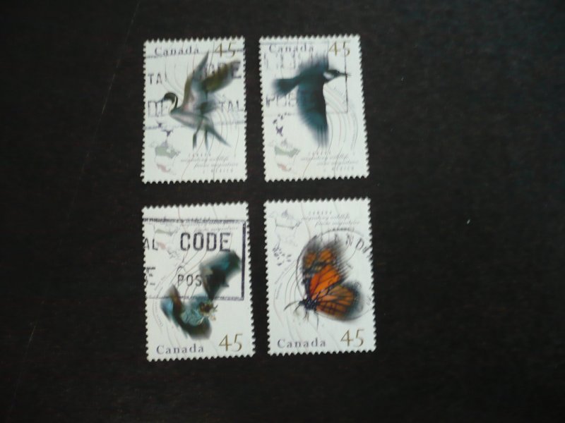 Stamps - Canada - Scott# 1563-1566 - Used Set of 4 Stamps