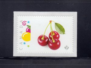 db. CHERRY = fruit, berry = Picture Postage stamp MNH Canada 2013 p4f12/10