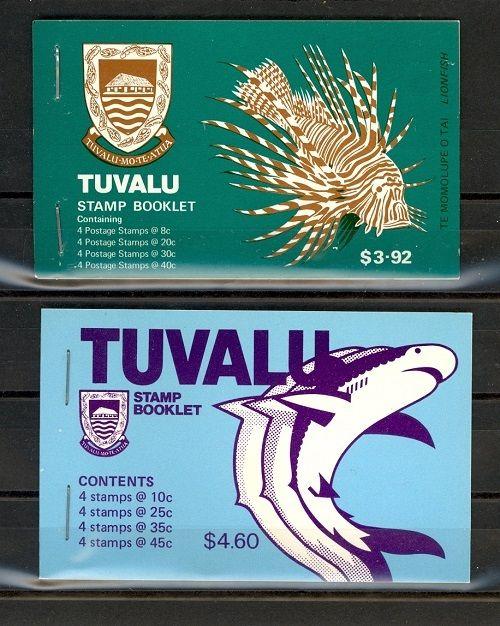 Tuvalu Scott 101 // 108A (2 footnote bookets) Mint NH